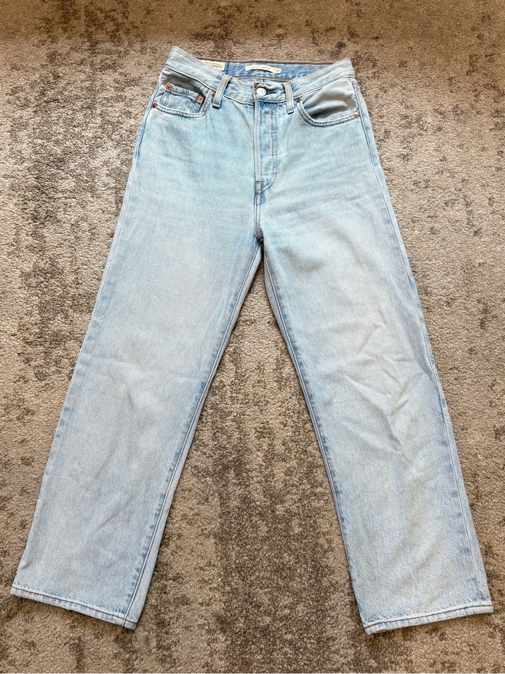 Levi's Light Blue Ribcage Straight Leg Women's Jeans Size 25